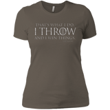 I Throw Women's Premium T-Shirt