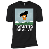 T-Shirts Black / YXS I Want to be Alive Boys Premium T-Shirt
