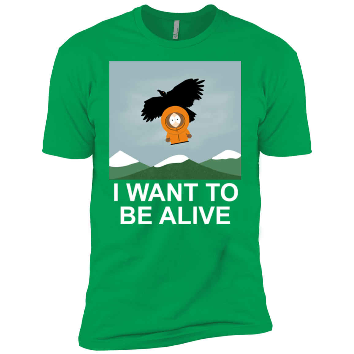 T-Shirts Kelly Green / YXS I Want to be Alive Boys Premium T-Shirt