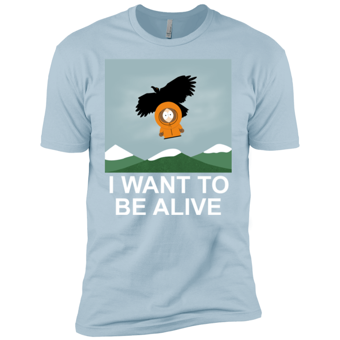 T-Shirts Light Blue / YXS I Want to be Alive Boys Premium T-Shirt