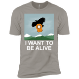 T-Shirts Light Grey / YXS I Want to be Alive Boys Premium T-Shirt