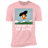 T-Shirts Light Pink / YXS I Want to be Alive Boys Premium T-Shirt