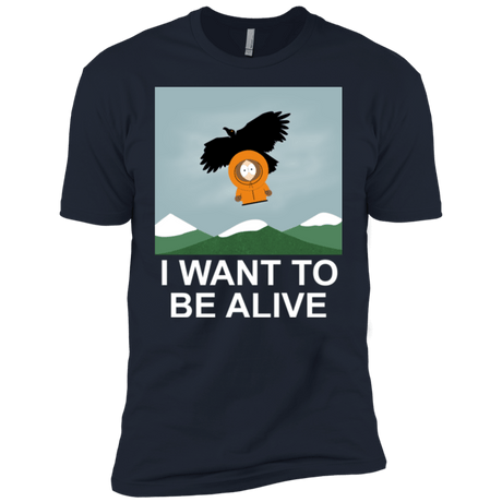 T-Shirts Midnight Navy / YXS I Want to be Alive Boys Premium T-Shirt