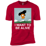 T-Shirts Red / YXS I Want to be Alive Boys Premium T-Shirt