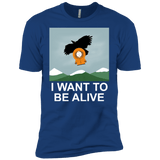 T-Shirts Royal / YXS I Want to be Alive Boys Premium T-Shirt