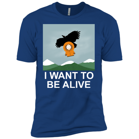T-Shirts Royal / YXS I Want to be Alive Boys Premium T-Shirt