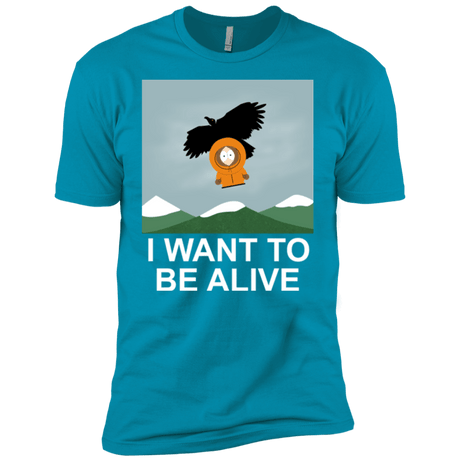 T-Shirts Turquoise / YXS I Want to be Alive Boys Premium T-Shirt