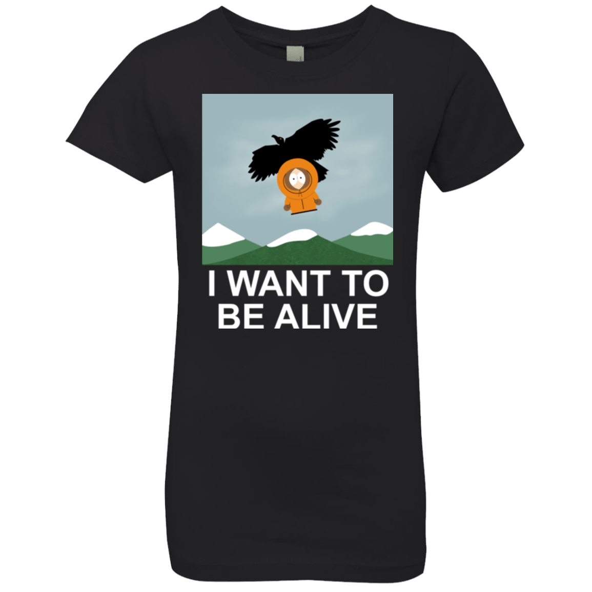 T-Shirts Black / YXS I Want to be Alive Girls Premium T-Shirt