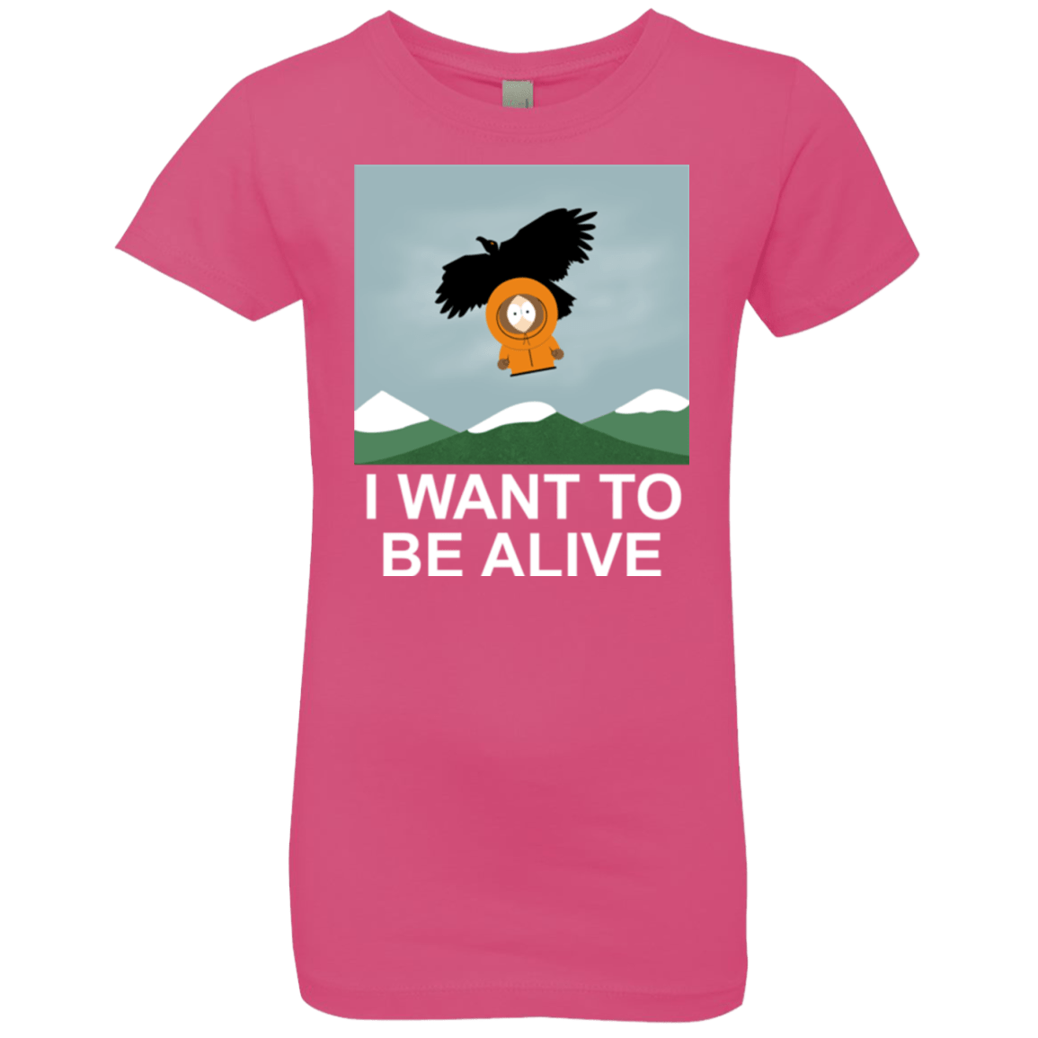 T-Shirts Hot Pink / YXS I Want to be Alive Girls Premium T-Shirt