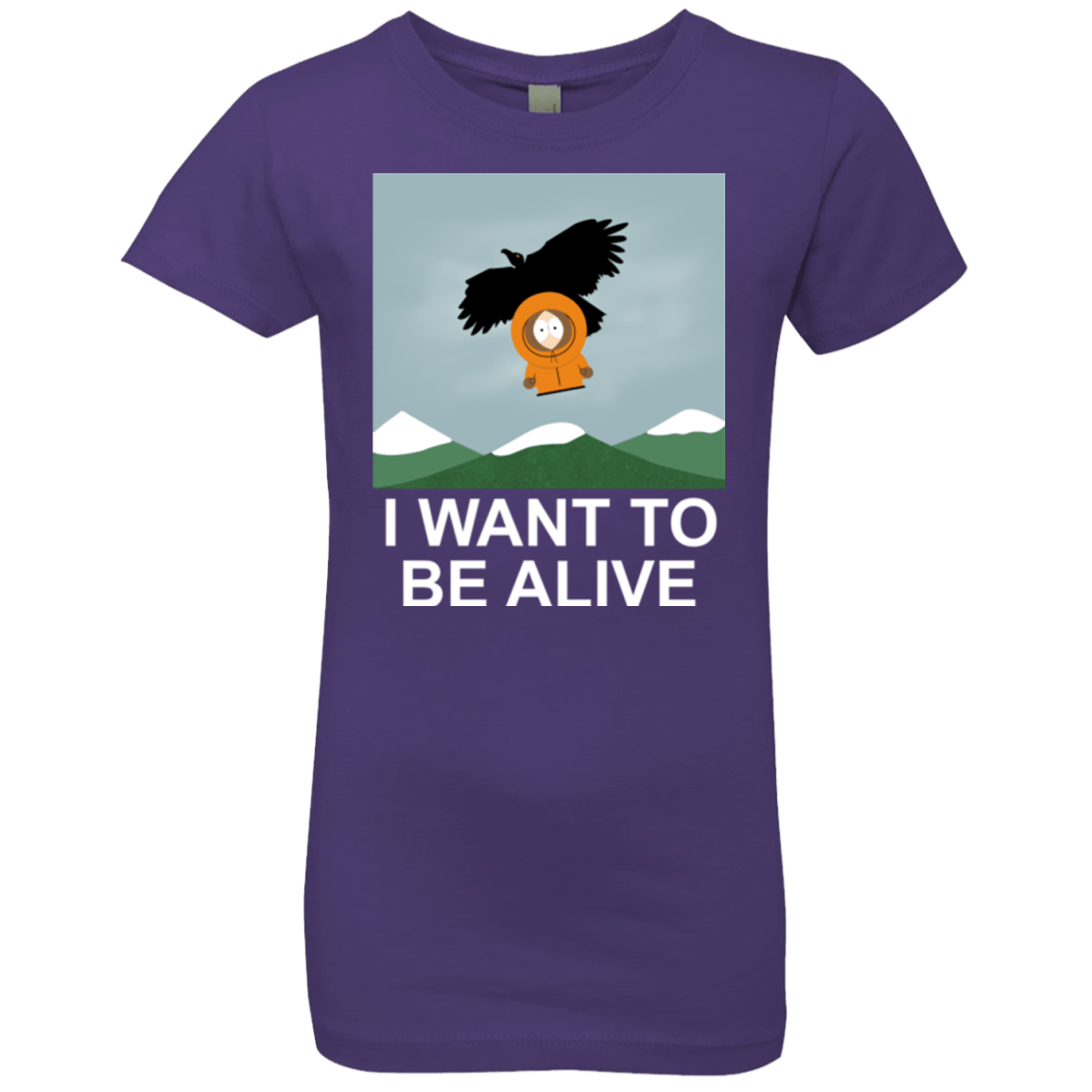 T-Shirts Purple Rush / YXS I Want to be Alive Girls Premium T-Shirt