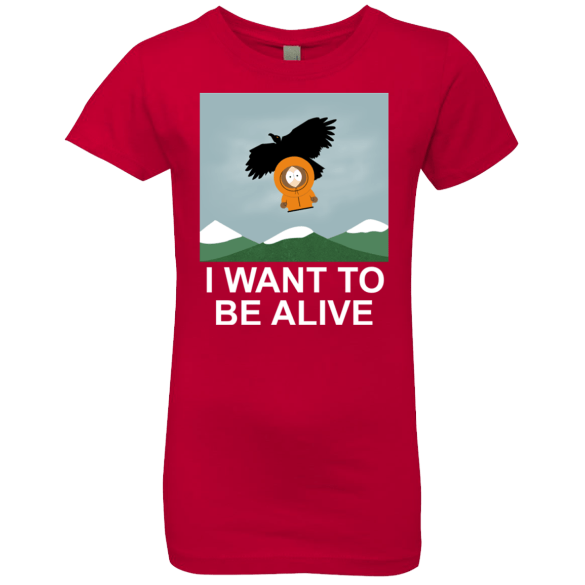 T-Shirts Red / YXS I Want to be Alive Girls Premium T-Shirt