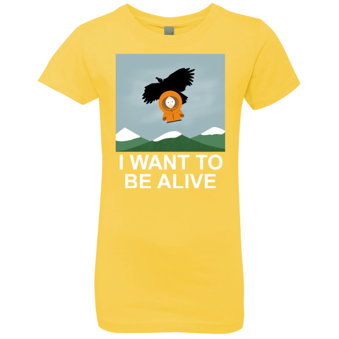 T-Shirts Vibrant Yellow / YXS I Want to be Alive Girls Premium T-Shirt