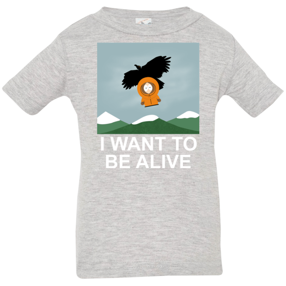 T-Shirts Heather Grey / 6 Months I Want to be Alive Infant Premium T-Shirt