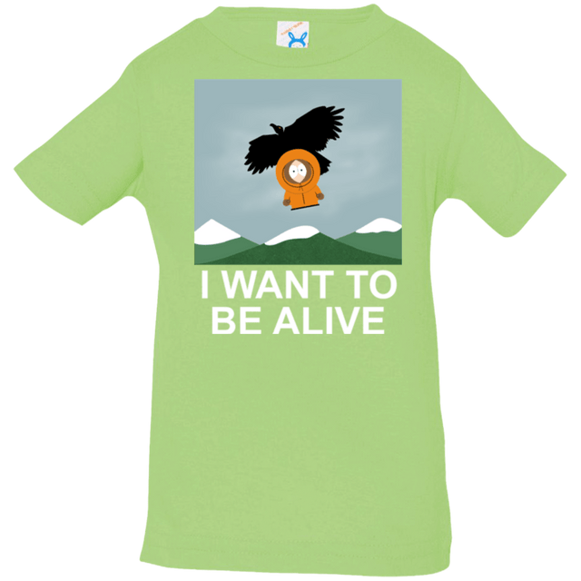 T-Shirts Key Lime / 6 Months I Want to be Alive Infant Premium T-Shirt