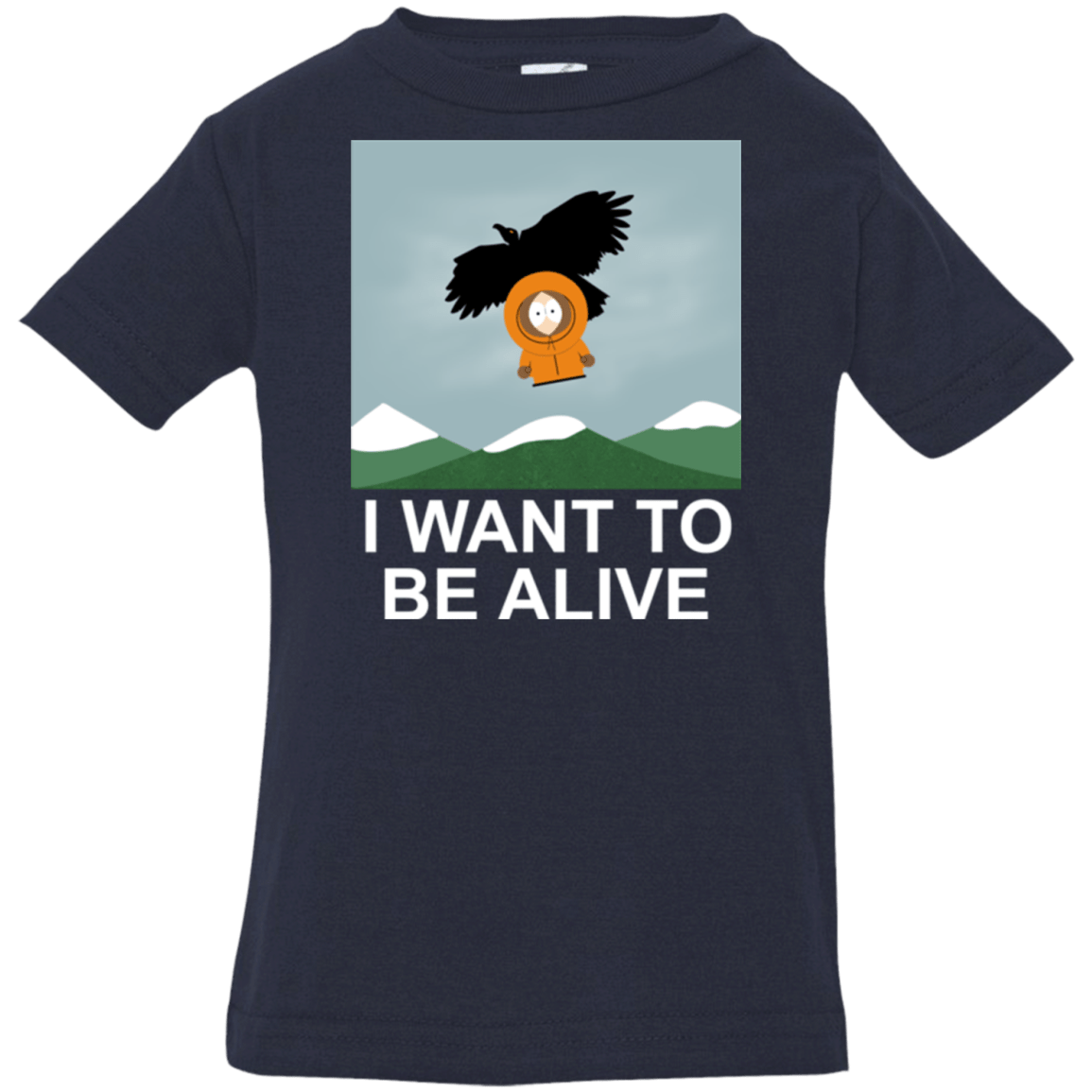 T-Shirts Navy / 6 Months I Want to be Alive Infant Premium T-Shirt