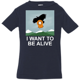 T-Shirts Navy / 6 Months I Want to be Alive Infant Premium T-Shirt