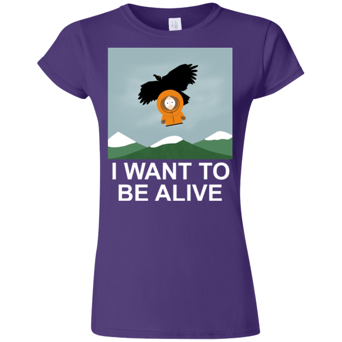 T-Shirts Purple / S I Want to be Alive Junior Slimmer-Fit T-Shirt