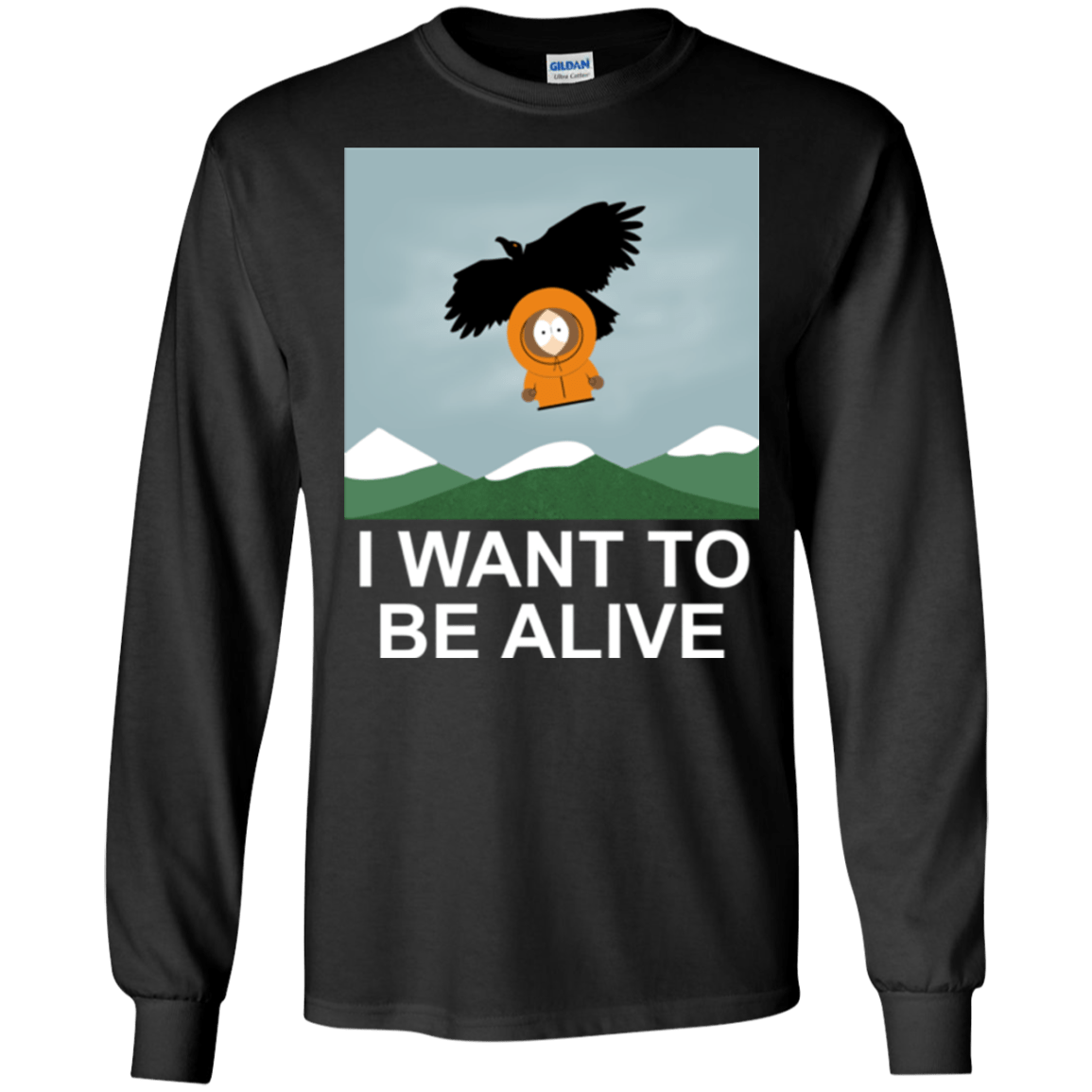 T-Shirts Black / S I Want to be Alive Men's Long Sleeve T-Shirt