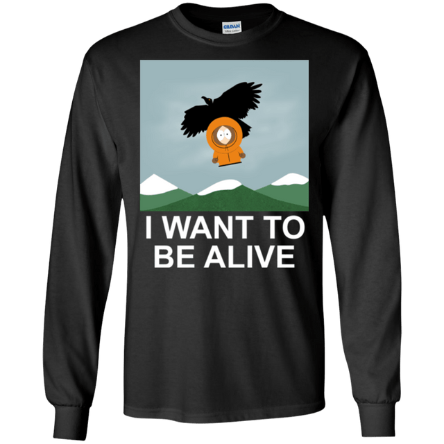 T-Shirts Black / S I Want to be Alive Men's Long Sleeve T-Shirt