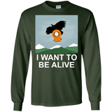 T-Shirts Forest Green / S I Want to be Alive Men's Long Sleeve T-Shirt