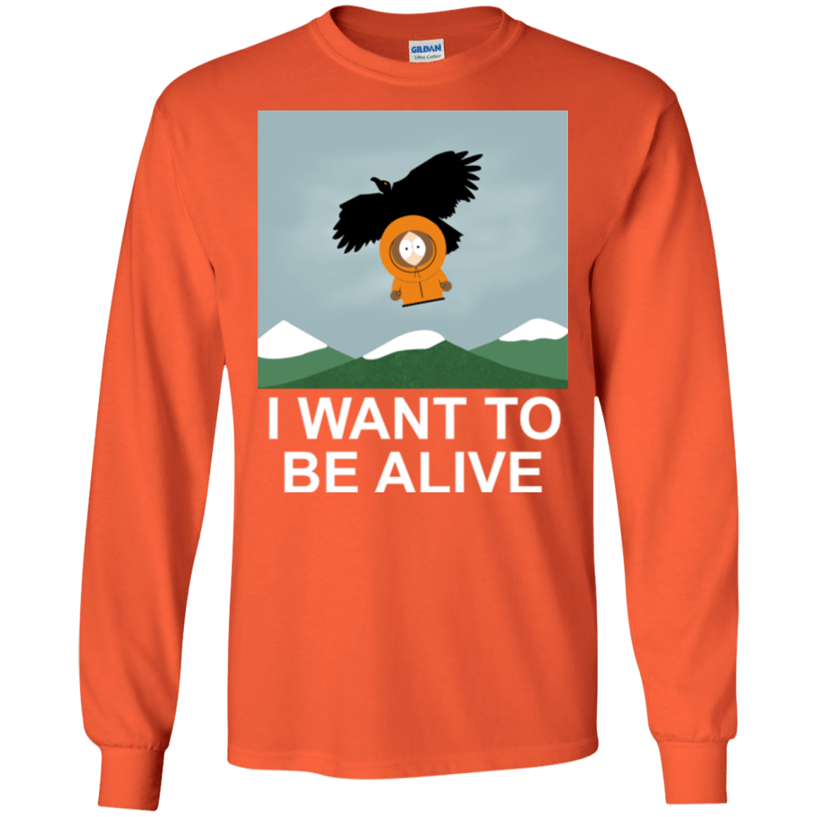 T-Shirts Orange / S I Want to be Alive Men's Long Sleeve T-Shirt