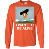 T-Shirts Orange / S I Want to be Alive Men's Long Sleeve T-Shirt