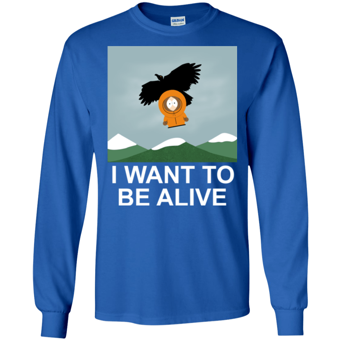 T-Shirts Royal / S I Want to be Alive Men's Long Sleeve T-Shirt