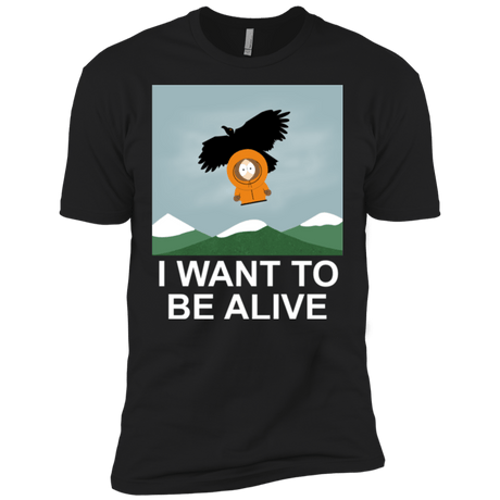 T-Shirts Black / X-Small I Want to be Alive Men's Premium T-Shirt