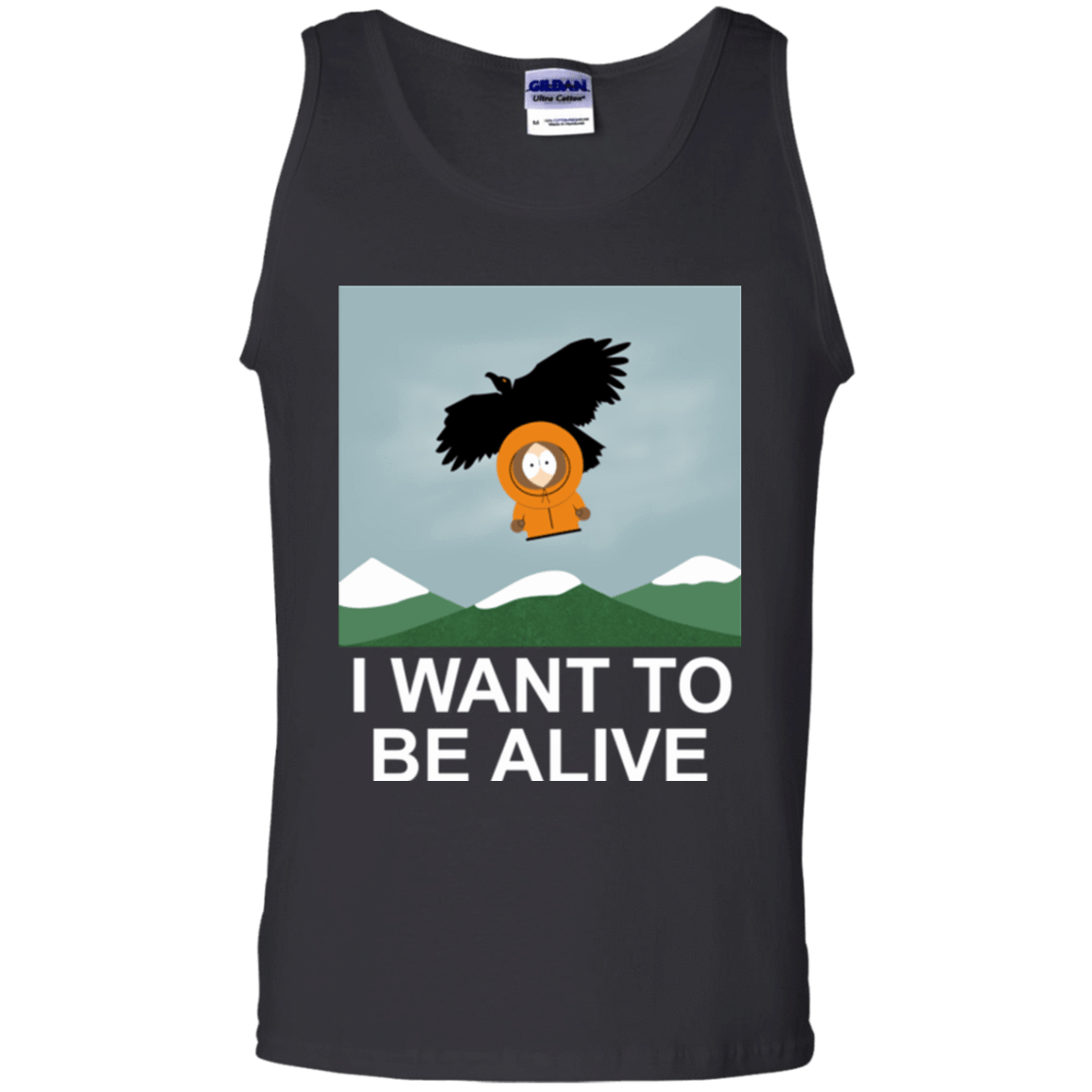 T-Shirts Black / S I Want to be Alive Men's Tank Top