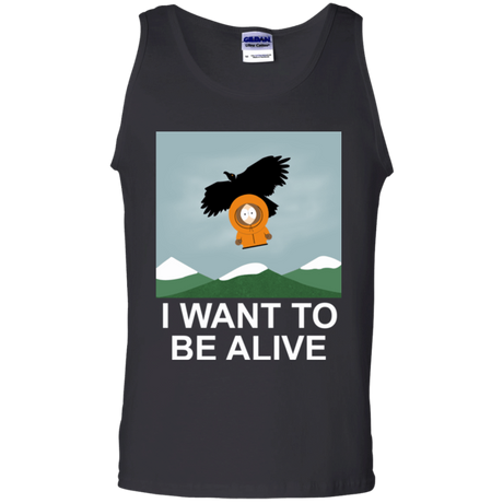 T-Shirts Black / S I Want to be Alive Men's Tank Top