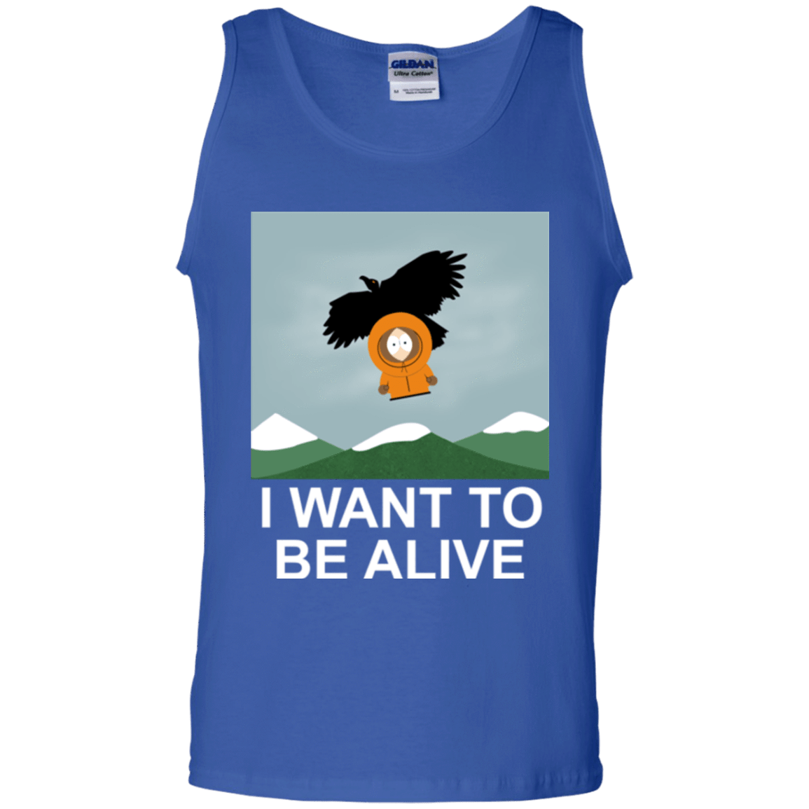T-Shirts Royal / S I Want to be Alive Men's Tank Top
