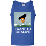T-Shirts Royal / S I Want to be Alive Men's Tank Top
