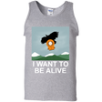 T-Shirts Sport Grey / S I Want to be Alive Men's Tank Top