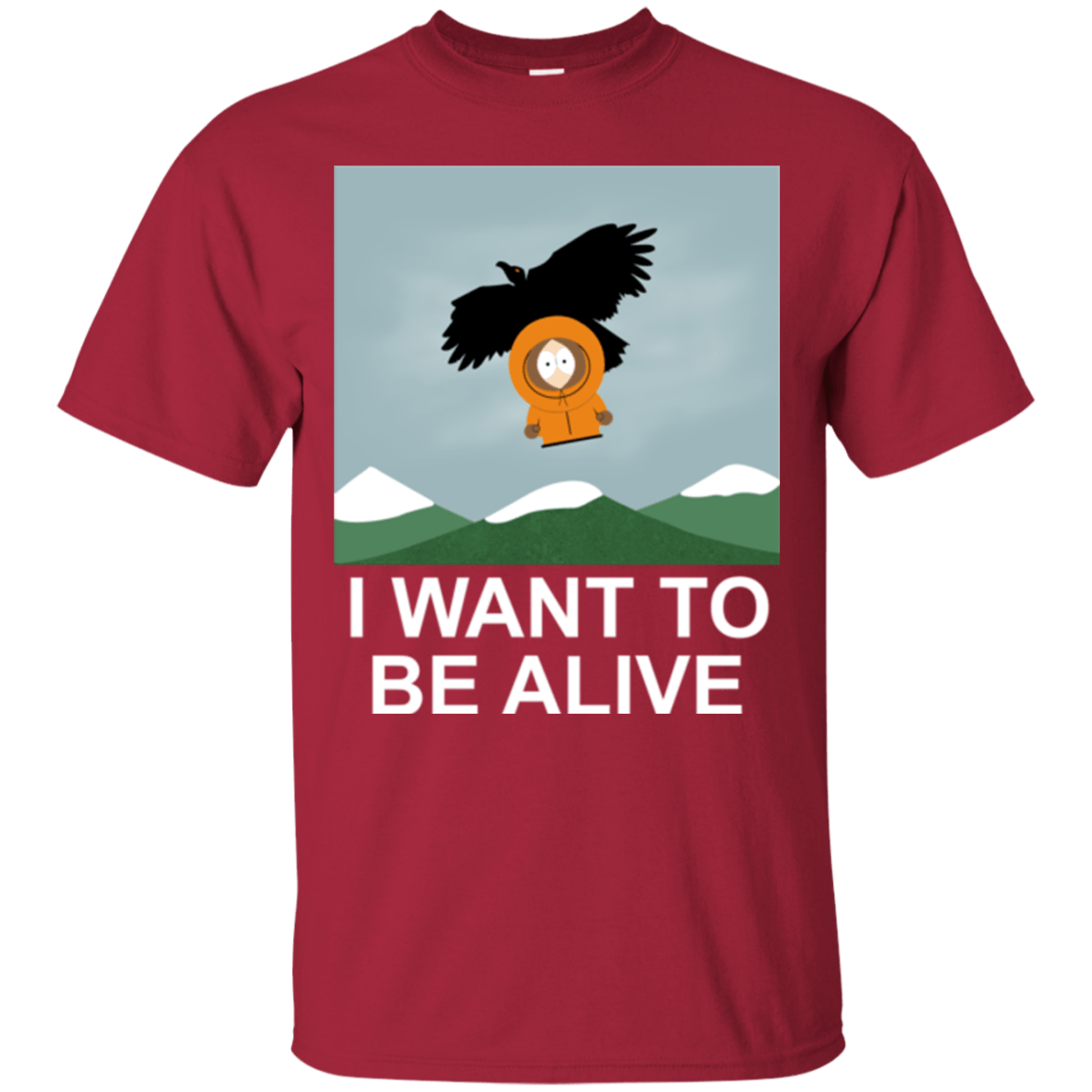 T-Shirts Cardinal / S I Want to be Alive T-Shirt