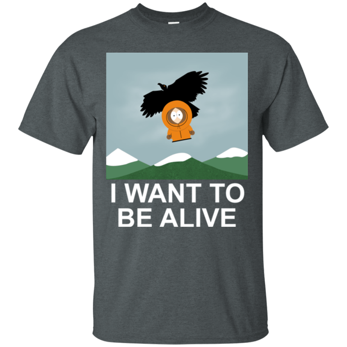 T-Shirts Dark Heather / S I Want to be Alive T-Shirt