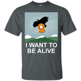 T-Shirts Dark Heather / S I Want to be Alive T-Shirt
