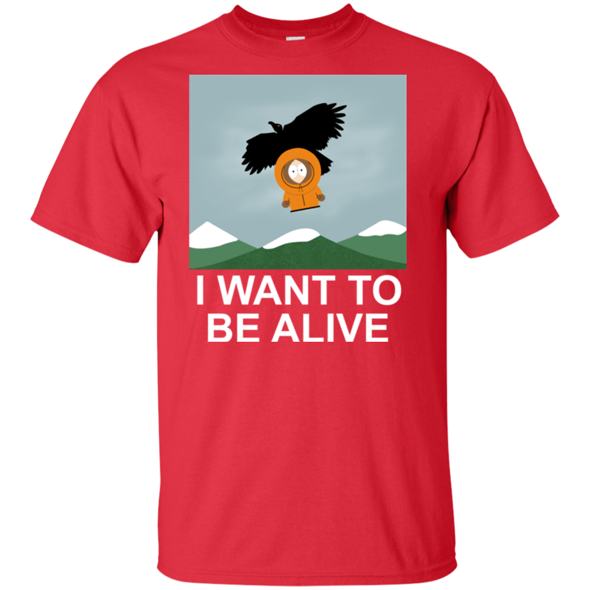 T-Shirts Red / XLT I Want to be Alive Tall T-Shirt