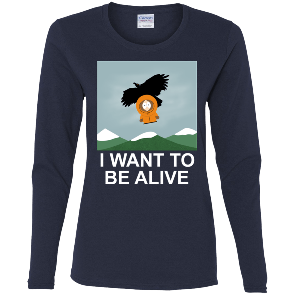 T-Shirts Navy / S I Want to be Alive Women's Long Sleeve T-Shirt