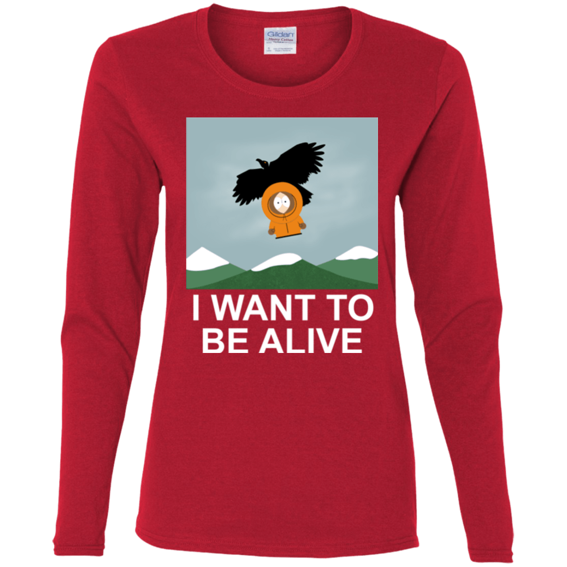 T-Shirts Red / S I Want to be Alive Women's Long Sleeve T-Shirt