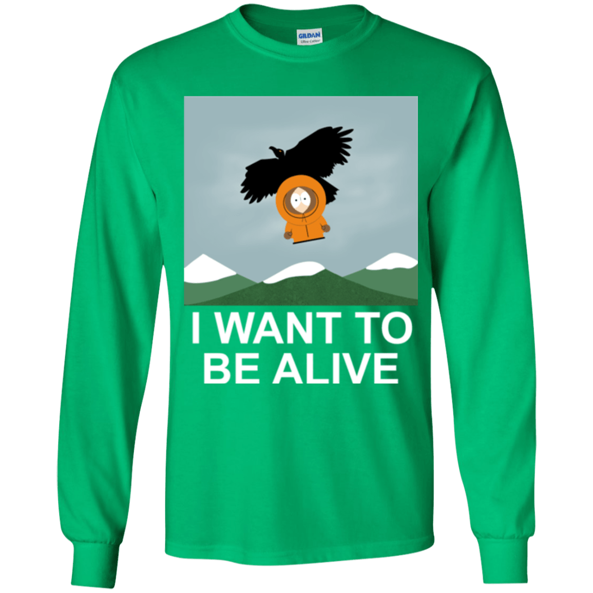T-Shirts Irish Green / YS I Want to be Alive Youth Long Sleeve T-Shirt