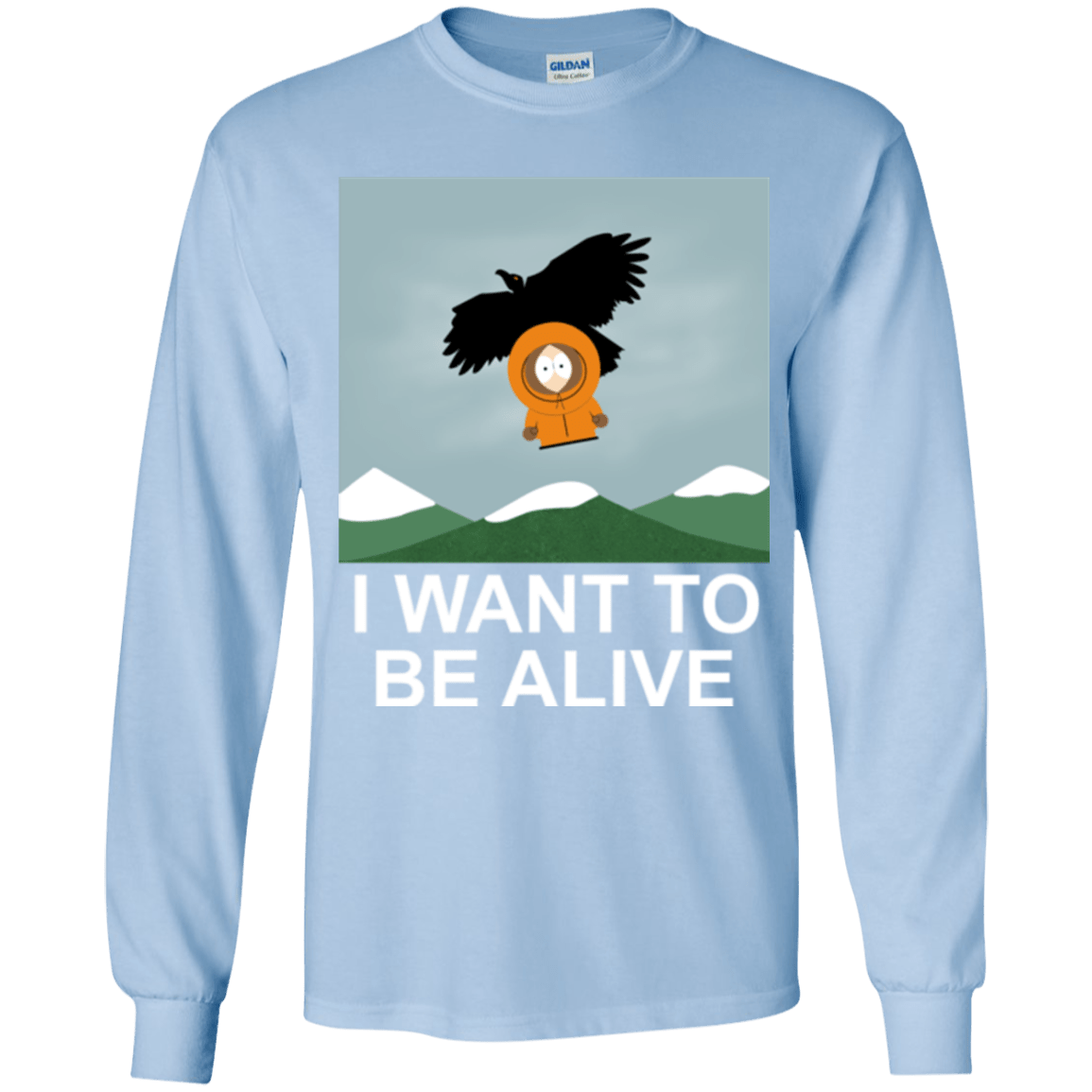 T-Shirts Light Blue / YS I Want to be Alive Youth Long Sleeve T-Shirt