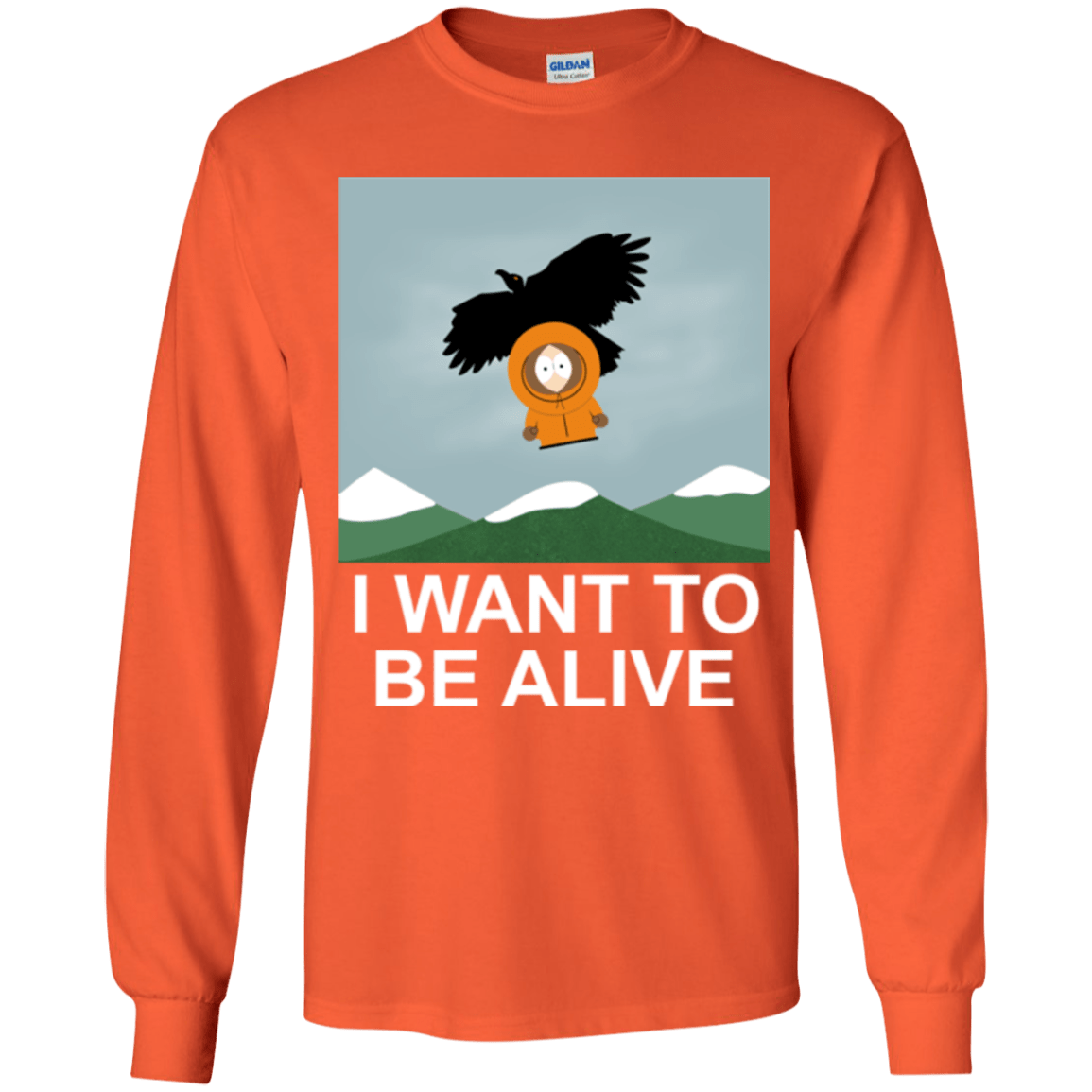 T-Shirts Orange / YS I Want to be Alive Youth Long Sleeve T-Shirt