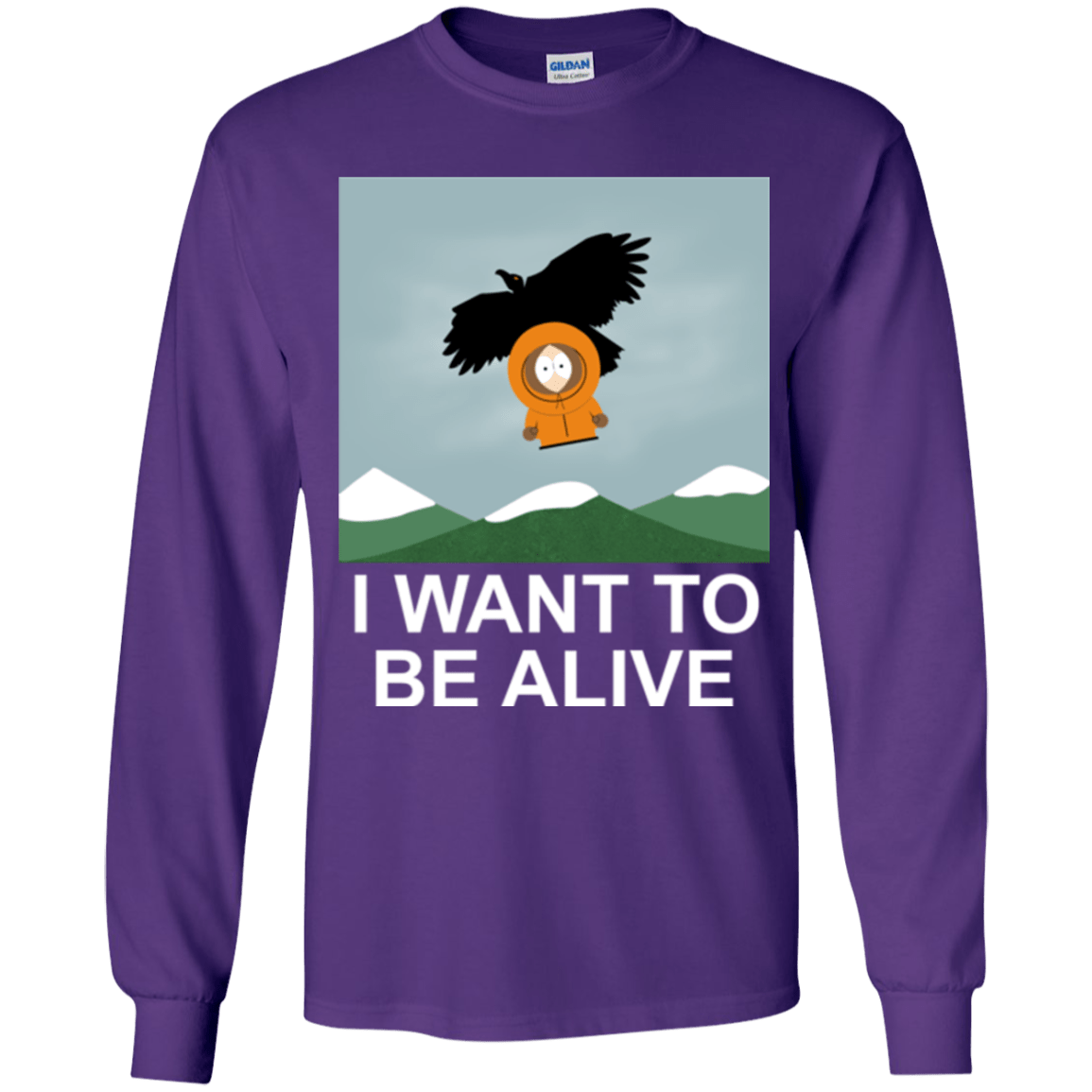 T-Shirts Purple / YS I Want to be Alive Youth Long Sleeve T-Shirt