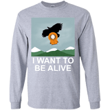 T-Shirts Sport Grey / YS I Want to be Alive Youth Long Sleeve T-Shirt