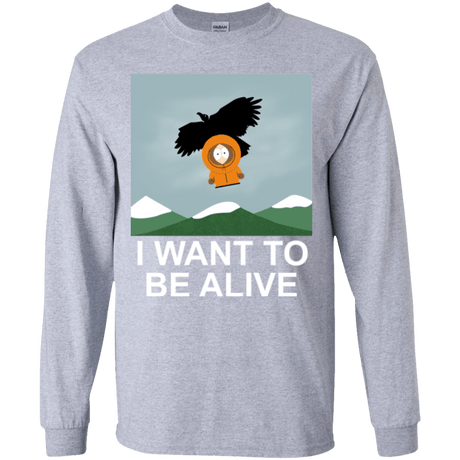 T-Shirts Sport Grey / YS I Want to be Alive Youth Long Sleeve T-Shirt