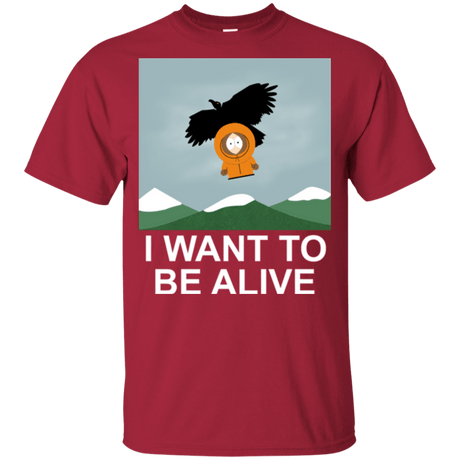 T-Shirts Cardinal / YXS I Want to be Alive Youth T-Shirt