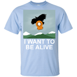 T-Shirts Light Blue / YXS I Want to be Alive Youth T-Shirt