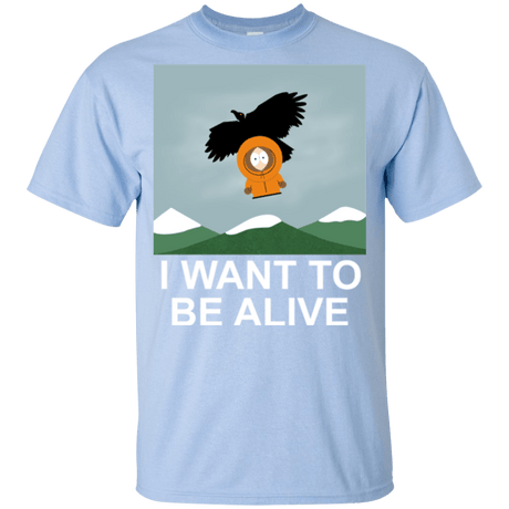 T-Shirts Light Blue / YXS I Want to be Alive Youth T-Shirt