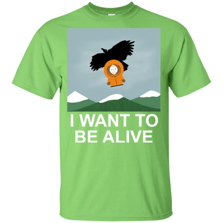 T-Shirts Lime / YXS I Want to be Alive Youth T-Shirt