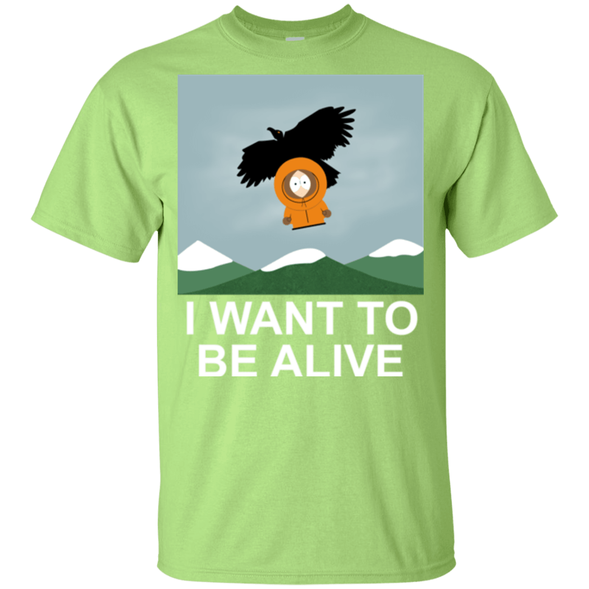 T-Shirts Mint Green / YXS I Want to be Alive Youth T-Shirt
